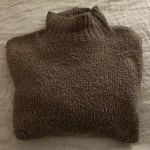 Urban Outfitters Olive Green Sherpa Sweater